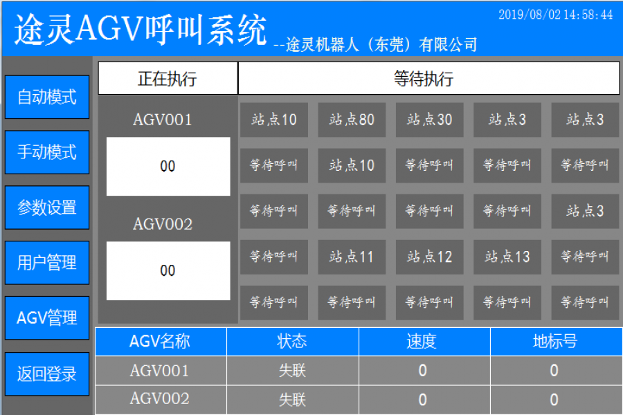 途灵AGV呼叫系统应用说明